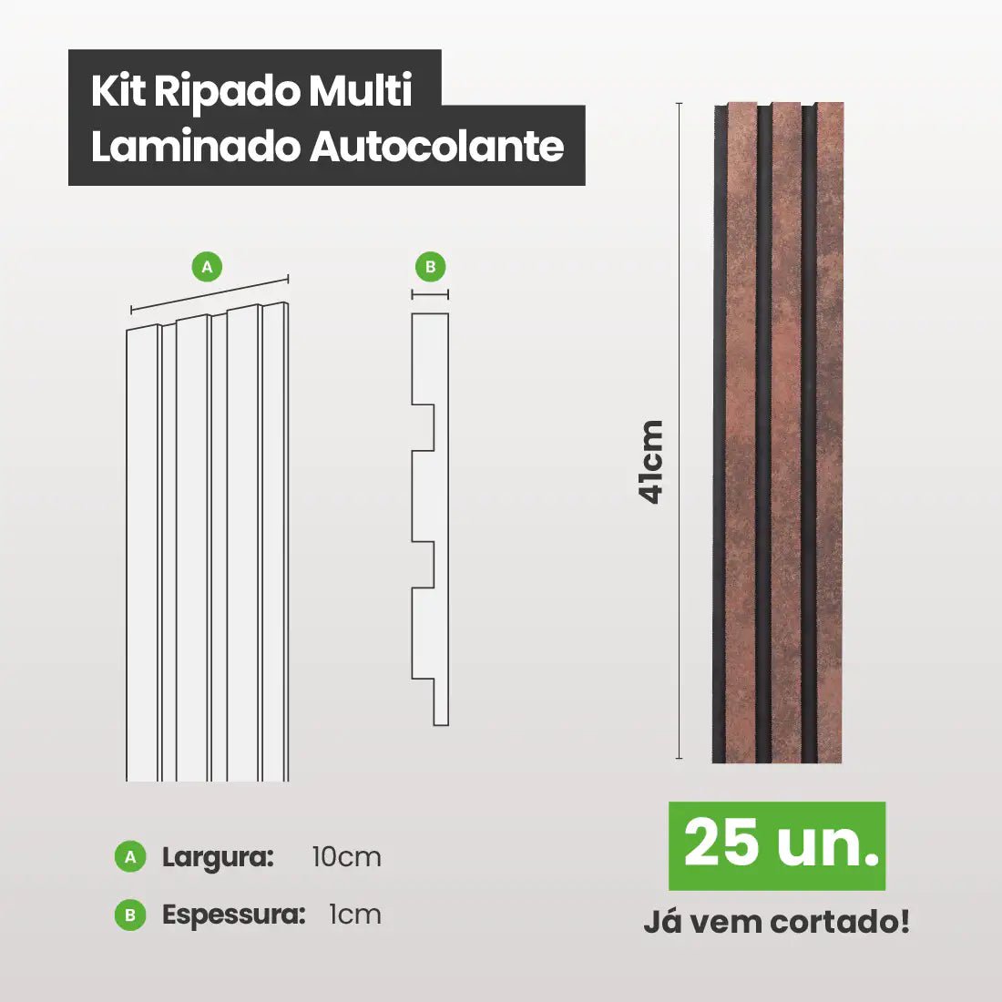 Kit Ripado MULTI | Urban | Meu Rodapé-Meu-Rodape--