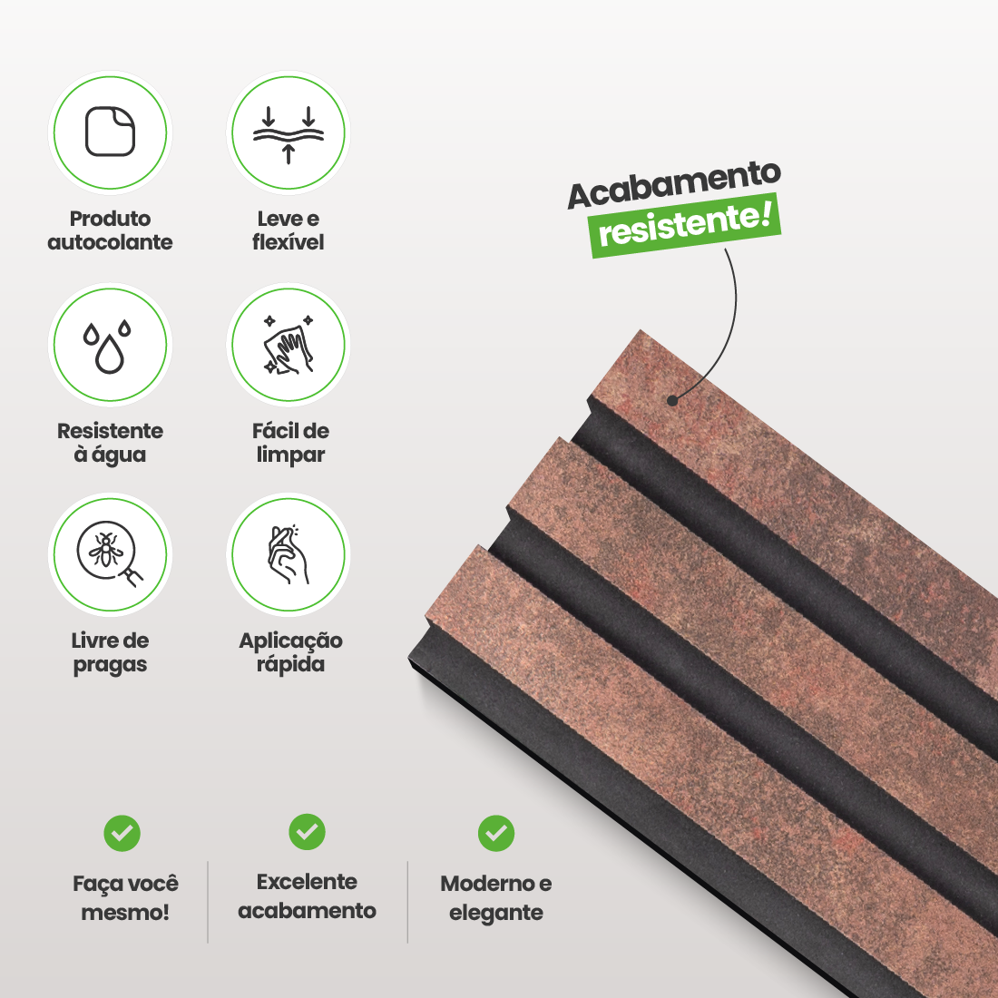 Kit Ripado MULTI | Urban | Meu Rodapé