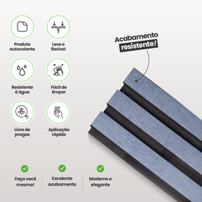 Kit Ripado MULTI | Urban | Meu Rodapé