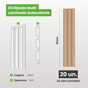 Kit Ripado MULTI | Play | Meu Rodapé-Meu-Rodape--
