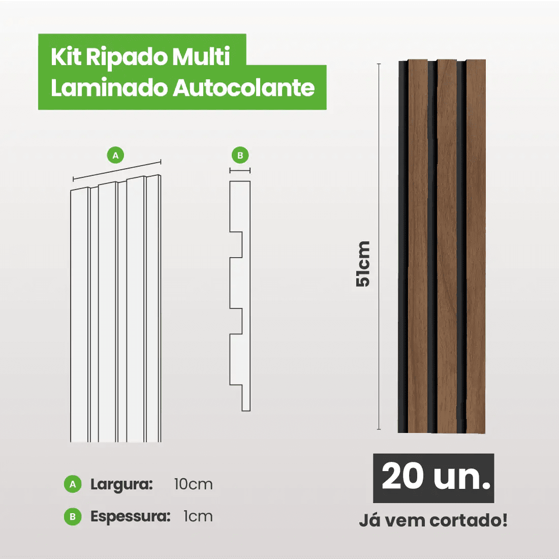 Kit Ripado MULTI | Madeto | Meu Rodapé-Meu-Rodape--