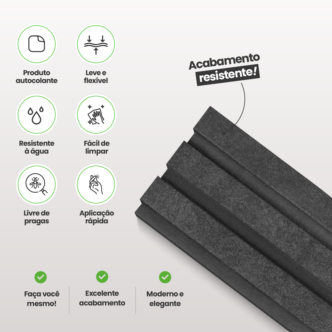 Kit Ripado MULTI | Urban | Meu Rodapé