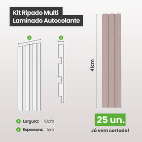 Kit Ripado MULTI | Play | Meu Rodapé