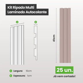 Kit Ripado MULTI | Play | Meu Rodapé-Meu-Rodape--