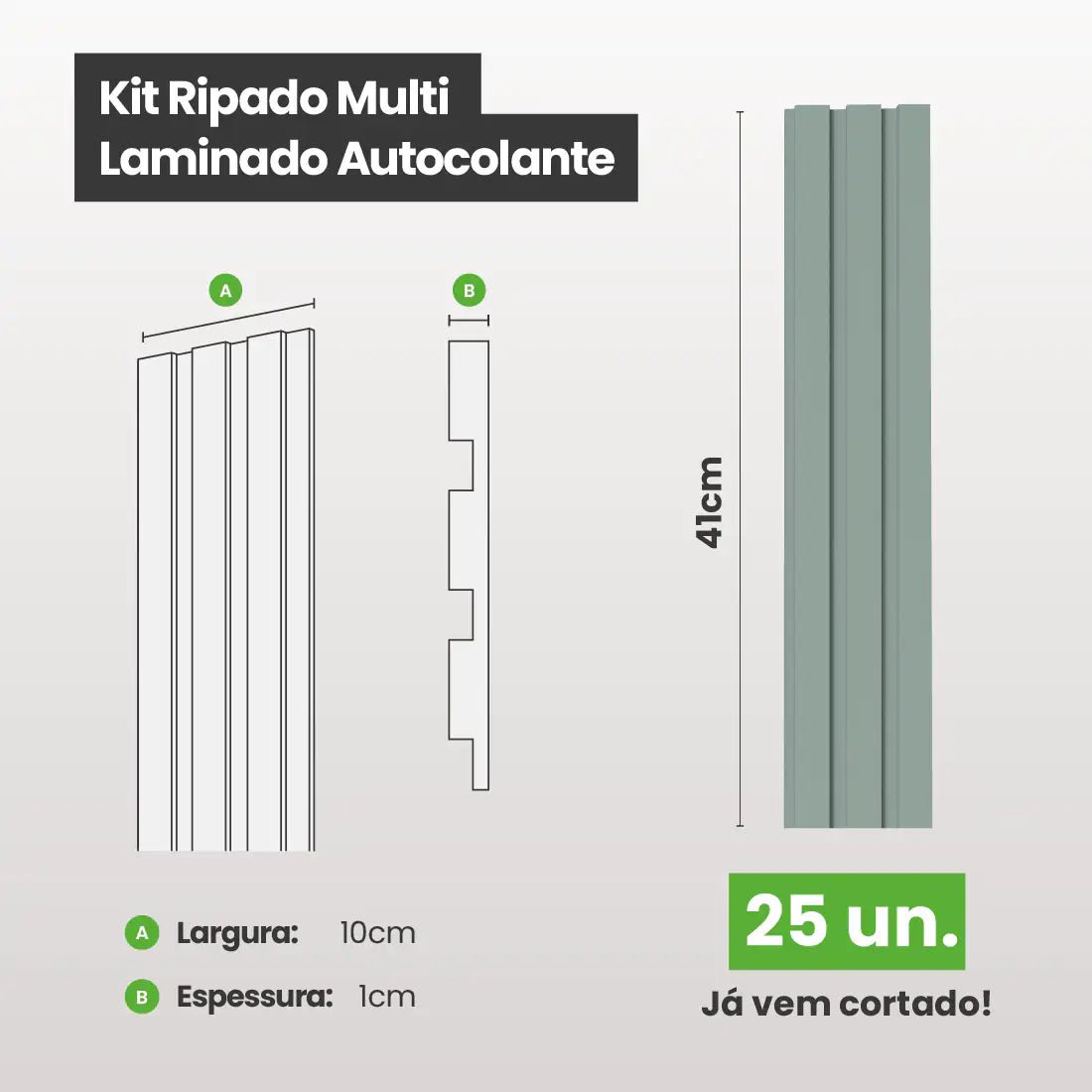 Kit Ripado MULTI | Play | Meu Rodapé-Meu-Rodape--