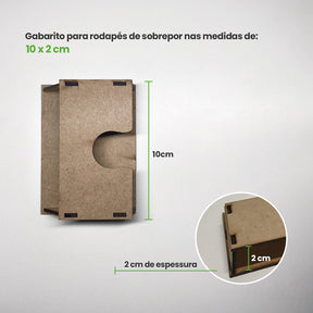 Kit para Instalação - Meu Rodapé