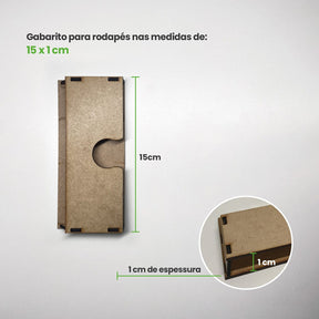 Kit para Instalação - Meu Rodapé