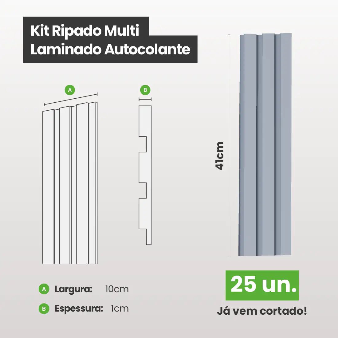 Kit Ripado MULTI | Play | Meu Rodapé-Meu-Rodape--