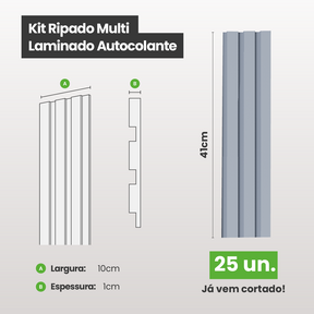 Kit Ripado MULTI | Play | Meu Rodapé