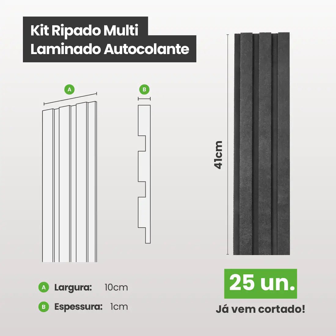 Kit Ripado MULTI | Urban | Meu Rodapé-Meu-Rodape--