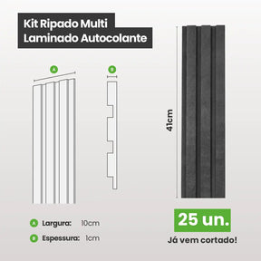 Kit Ripado MULTI | Urban | Meu Rodapé-Meu-Rodape--
