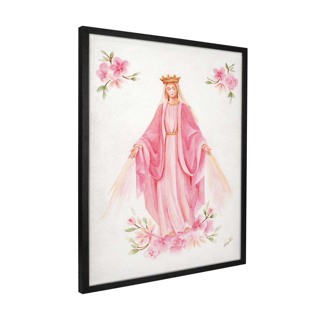 Quadro Decorativo Nossa Senhora das Graças Rosa | Nanda Peyroton