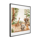Quadro Decorativo Cenário Safari | Nanda Peyroton