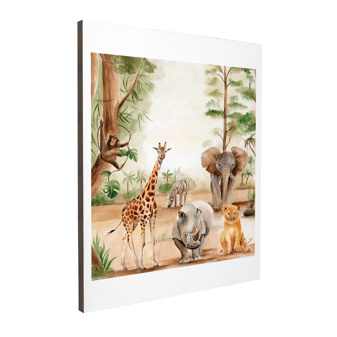 Quadro Decorativo Cenário Safari | Nanda Peyroton