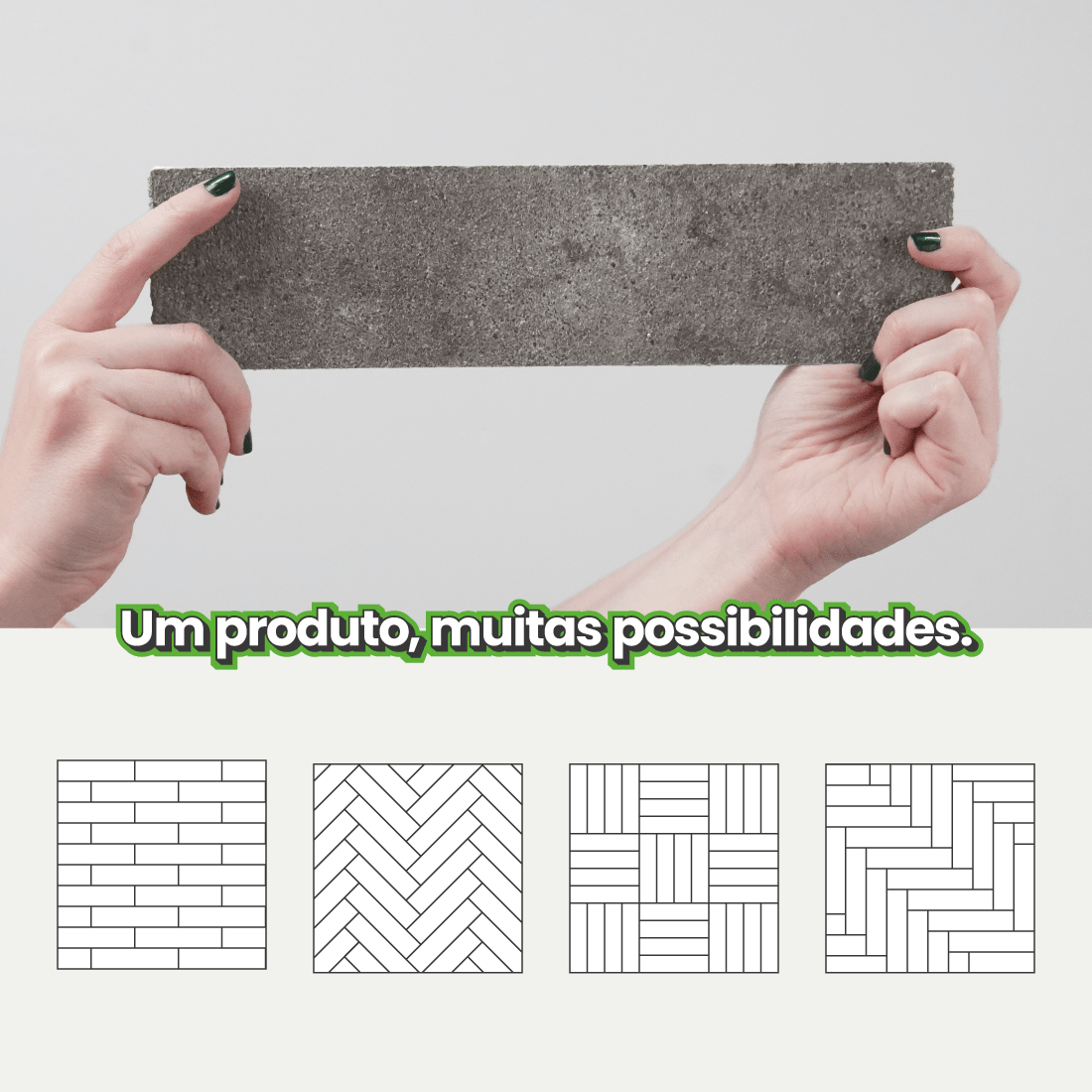 Revestimento Tijolinho Autocolante em Pedra Flexível - Meu Rodapé