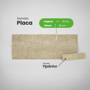 Revestimento Autocolante Coleção Pedras Formato Placa
