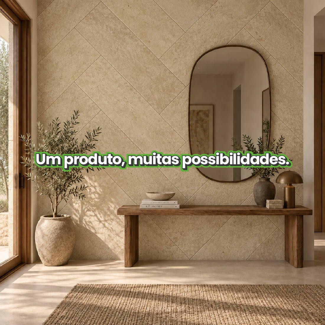 Revestimento Autocolante Coleção Pedras Formato Placa - Meu Rodapé