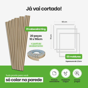 Kit Decoração para Quarto | Linha Decora Fácil - Meu Rodapé
