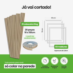 Kit Decoração para Quarto | Linha Decora Fácil - Meu Rodapé