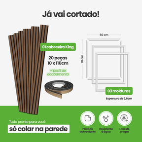 Kit Decoração para Quarto | Linha Decora Fácil - Meu Rodapé