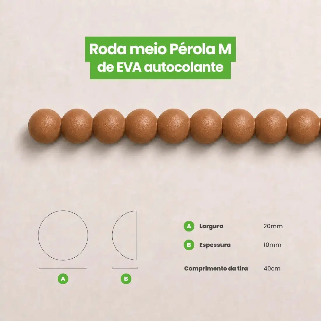 Rodameio Pérola em EVA Autocolante-Meu-Rodape--