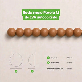 Rodameio Pérola em EVA Autocolante-Meu-Rodape--