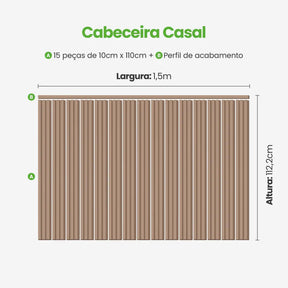 Kit Cabeceira Painel Ripado Autocolante | Linha Play-Meu-Rodape--