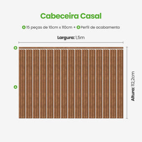 Kit Cabeceira Painel Ripado Autocolante | Linha Urban-Meu-Rodape--
