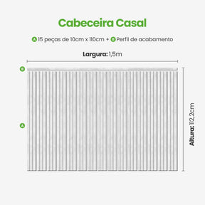 Kit Cabeceira Painel Ripado Autocolante | Linha Urban-Meu-Rodape--