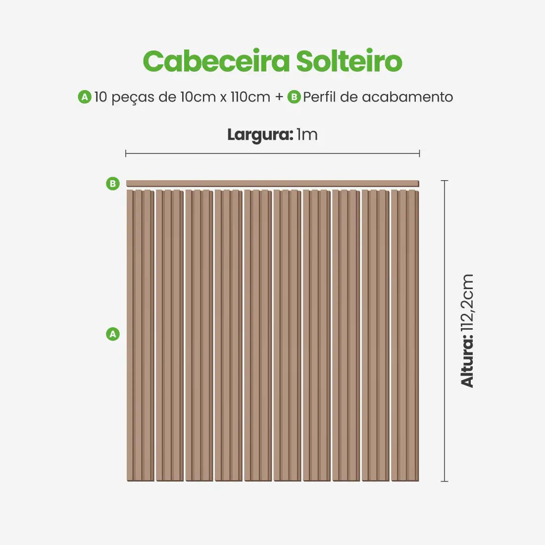 Kit Cabeceira Painel Ripado Autocolante | Linha Play-Meu-Rodape--