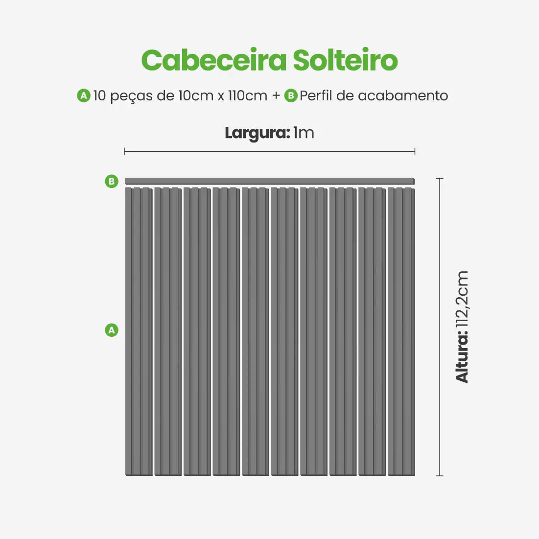 Kit Cabeceira Painel Ripado Autocolante | Linha Play-Meu-Rodape--