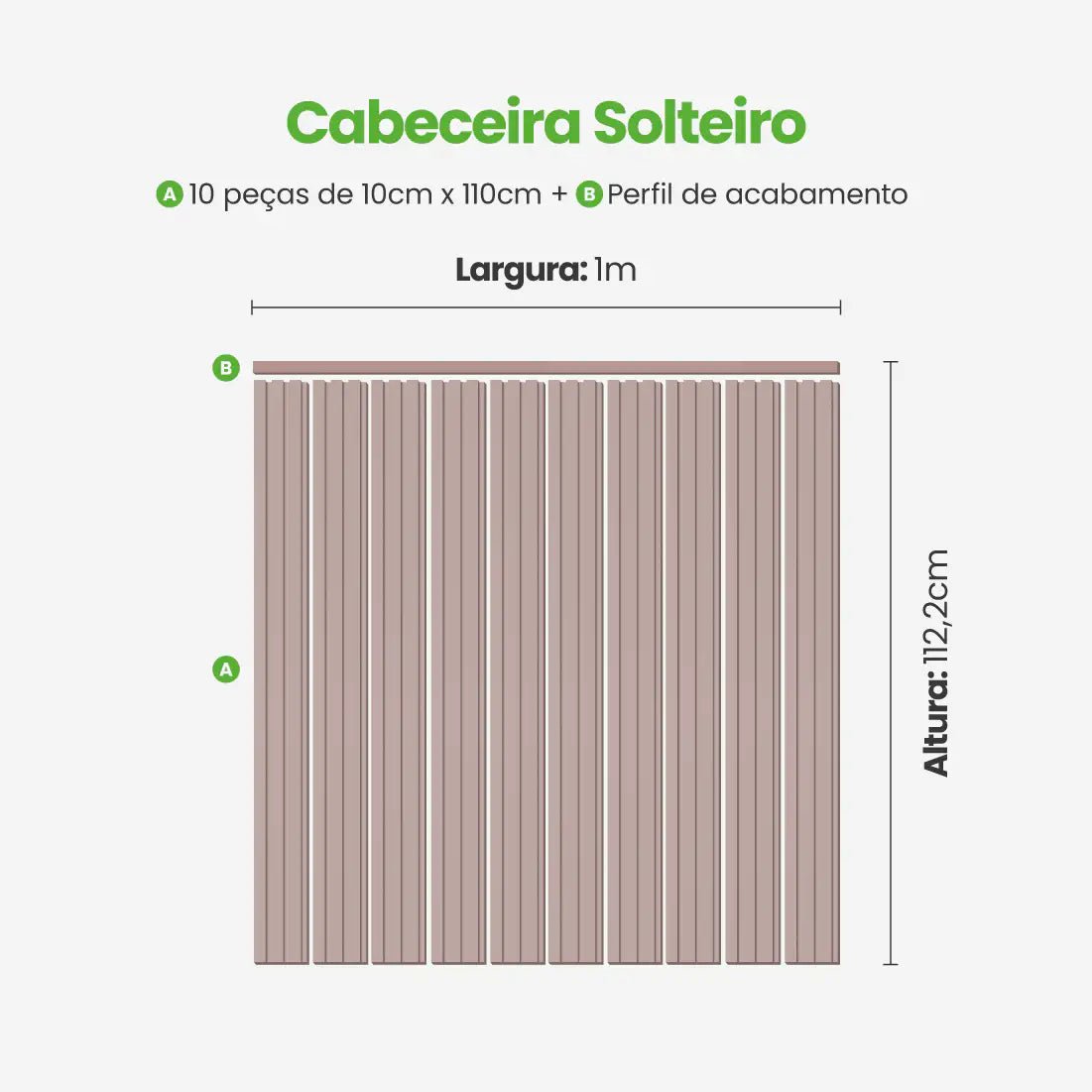 Kit Cabeceira Painel Ripado Autocolante | Linha Play-Meu-Rodape--