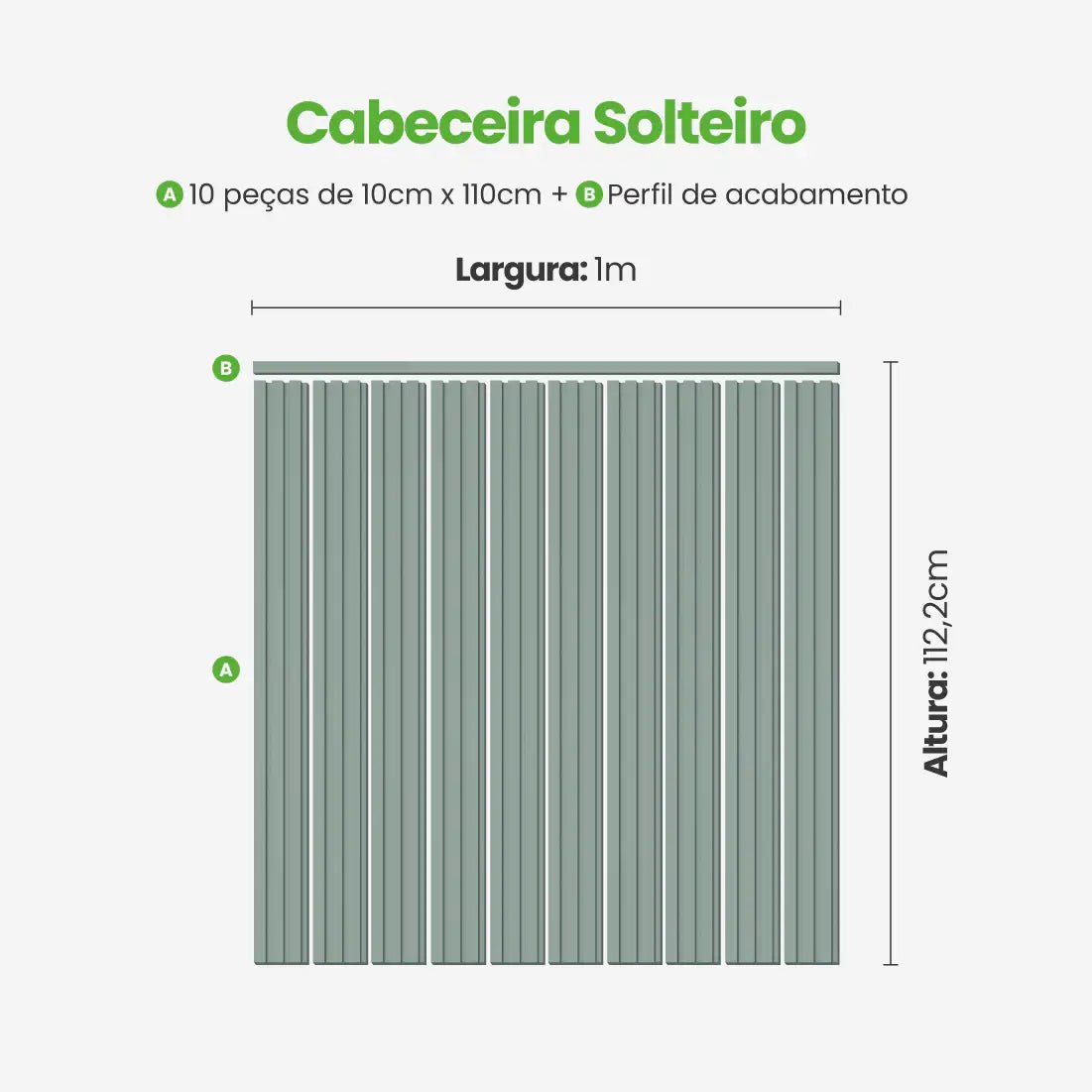 Kit Cabeceira Painel Ripado Autocolante | Linha Play-Meu-Rodape--