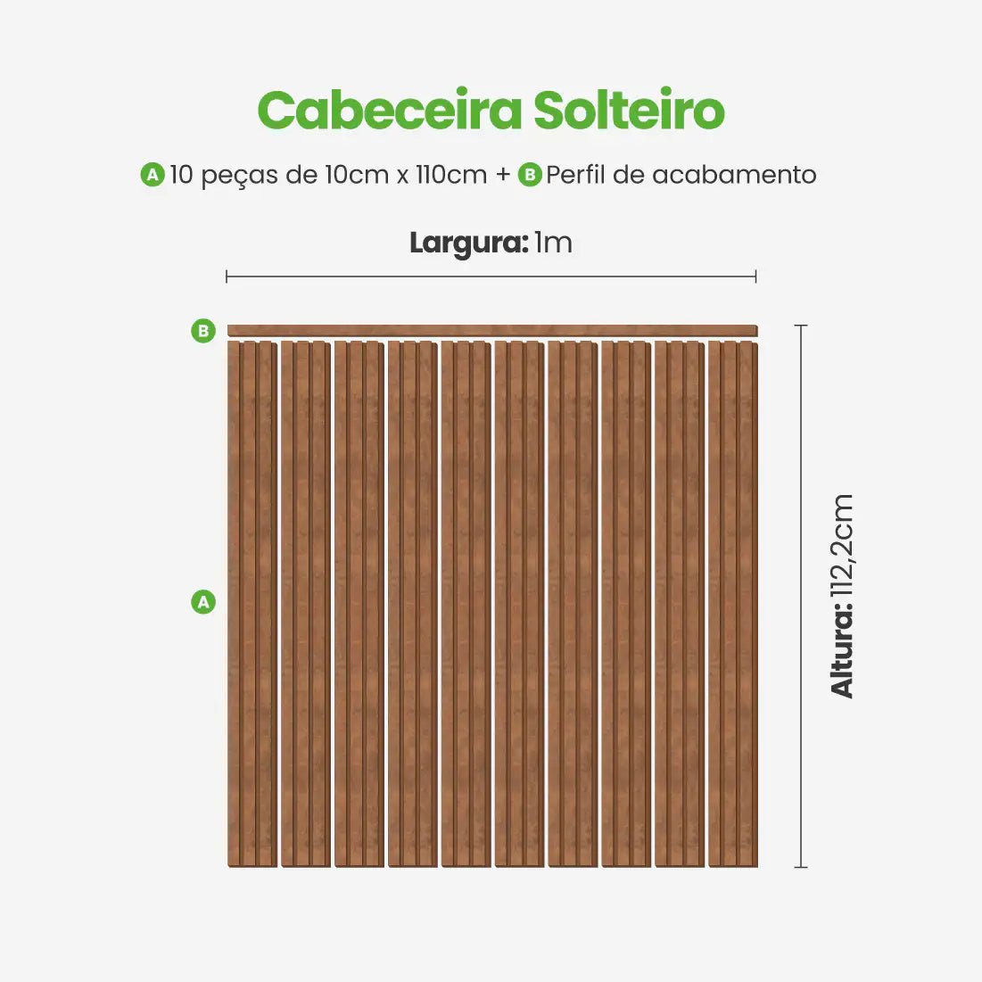 Kit Cabeceira Painel Ripado Autocolante | Linha Urban-Meu-Rodape--