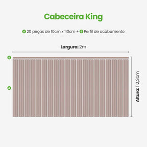 Kit Cabeceira Painel Ripado Autocolante | Linha Play-Meu-Rodape--