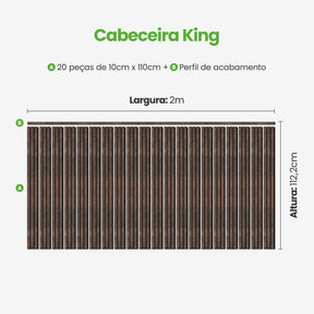 Kit Cabeceira Painel Ripado Autocolante | Linha Urban-Meu-Rodape--