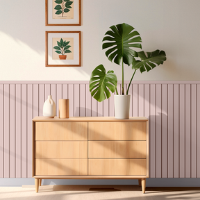 Painel Ripado Laminado Meia Parede | Linha Play +