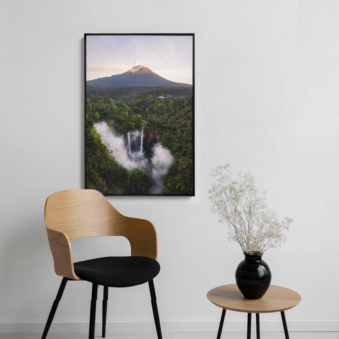 Quadro Decorativo Montanha e Cachoeira | Mundo sem Muros