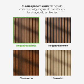 Painel Ripado Laminado de EVA Autocolante | Linha Madeto - Meu Rodapé