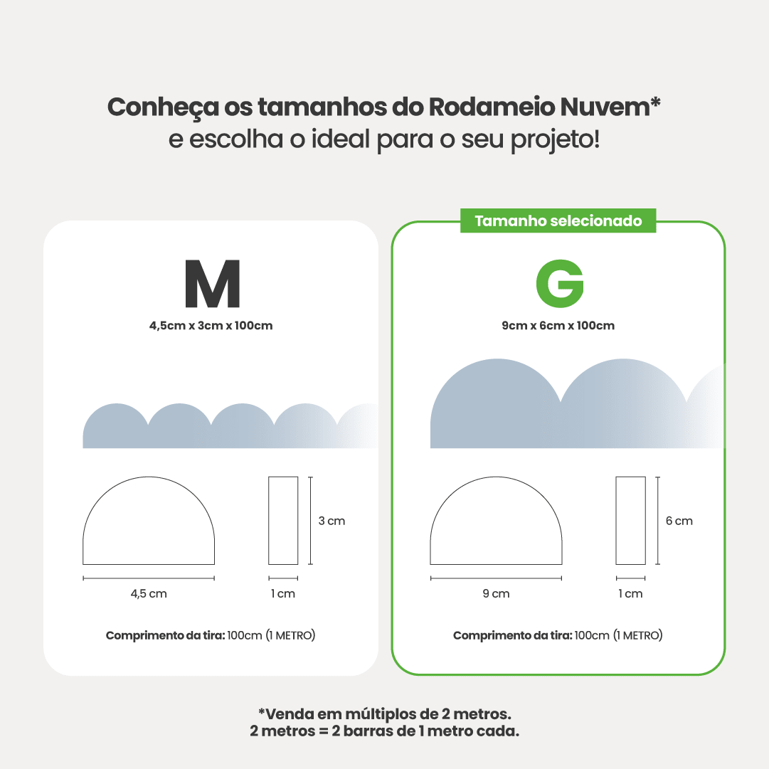 Rodameio Nuvem em EVA Autocolante