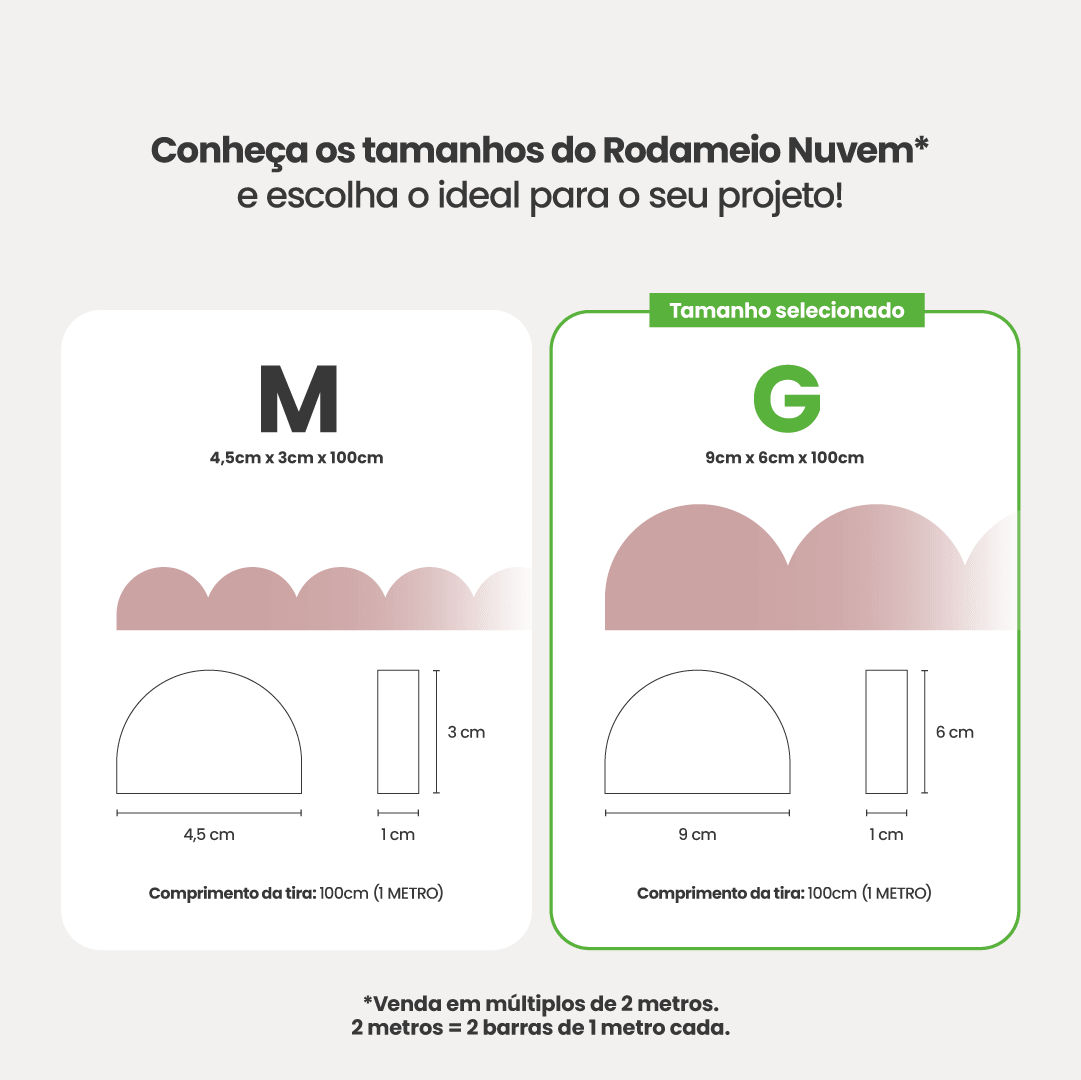 Rodameio Nuvem em EVA Autocolante