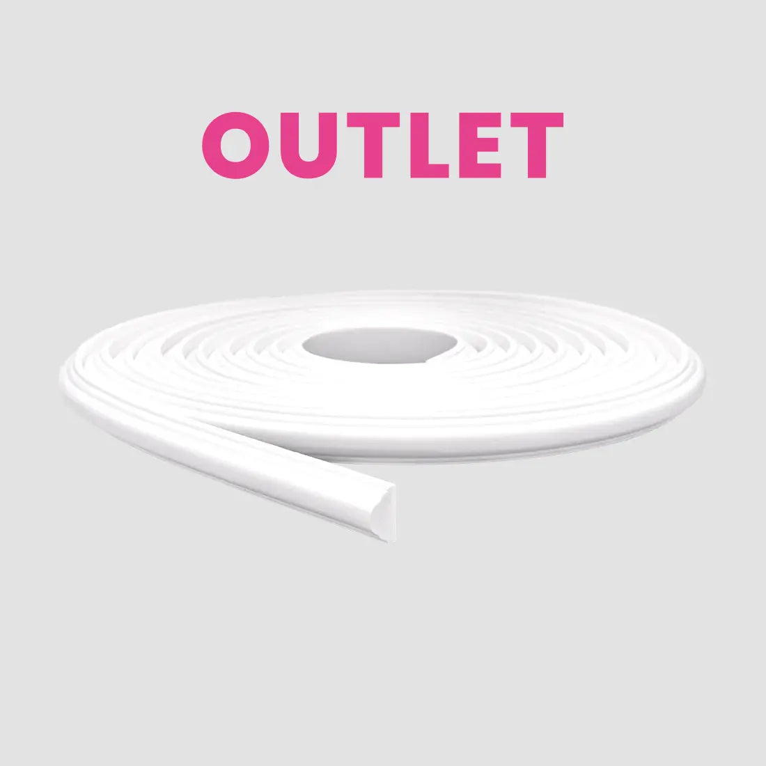 Boiserie Branco Rodameio Moldura de EVA Autocolante | RM61 Outlet