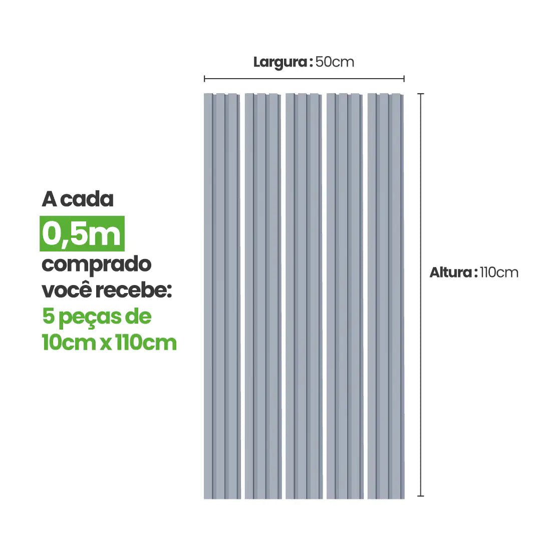Meia Parede Ripada Autocolante Laminada | Linha Play-Meu-Rodape--
