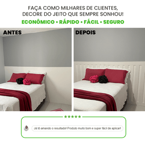 Painel Ripado de EVA Autocolante | RP43 - Meu Rodapé