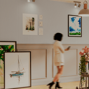 Painel Ripado Laminado de EVA Autocolante | Linha Play - Meu Rodapé