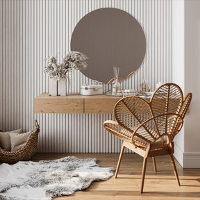Painel Ripado Laminado de EVA Autocolante | Linha Urban - Meu Rodapé