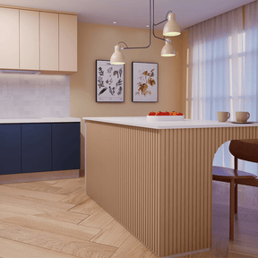 Painel Ripado Laminado Meia Parede | Linha Play - Meu Rodapé