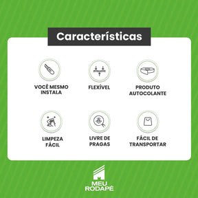 Meia Parede Ripada Autocolante Laminada | Linha Play-Meu-Rodape--