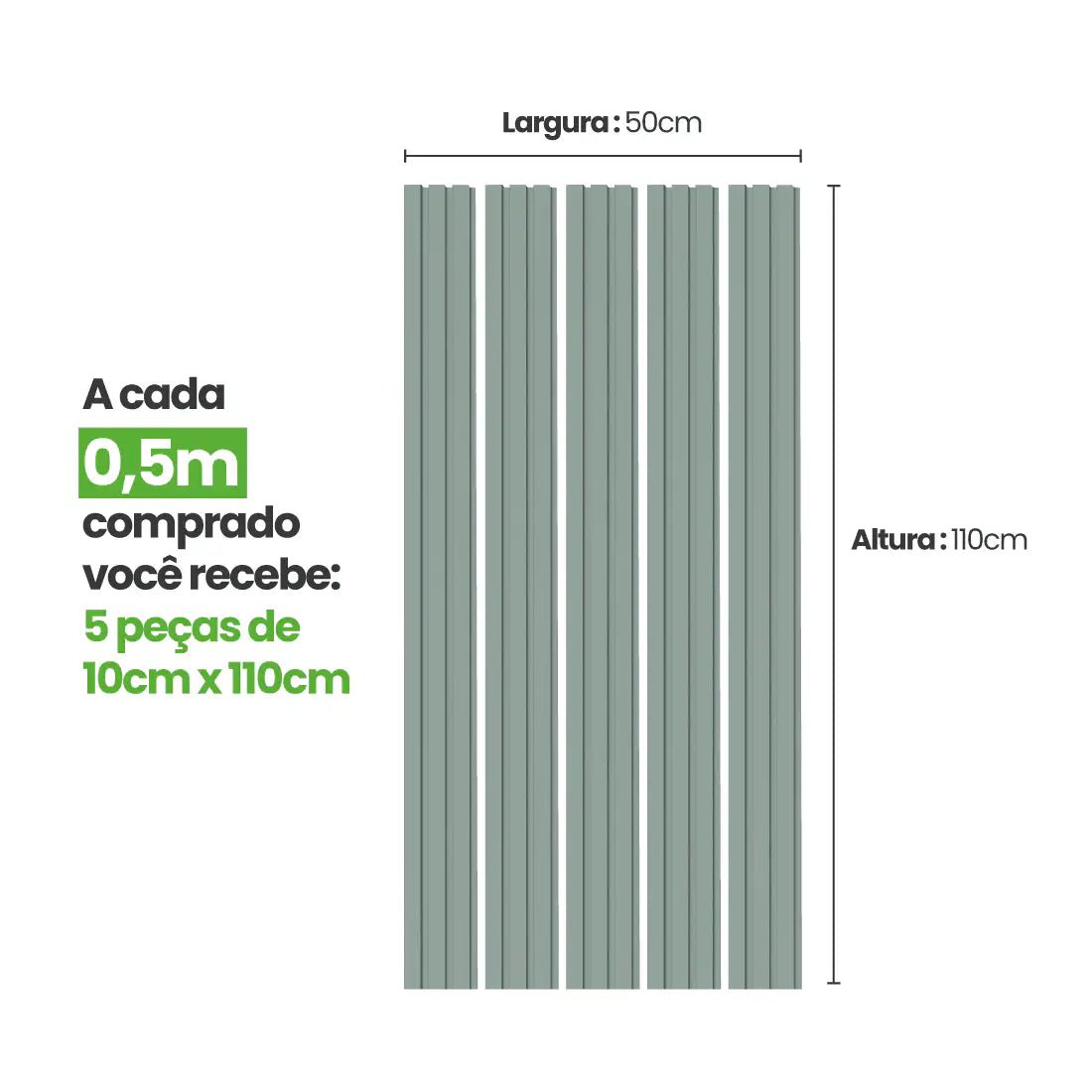 Meia Parede Ripada Autocolante Laminada | Linha Play-Meu-Rodape--