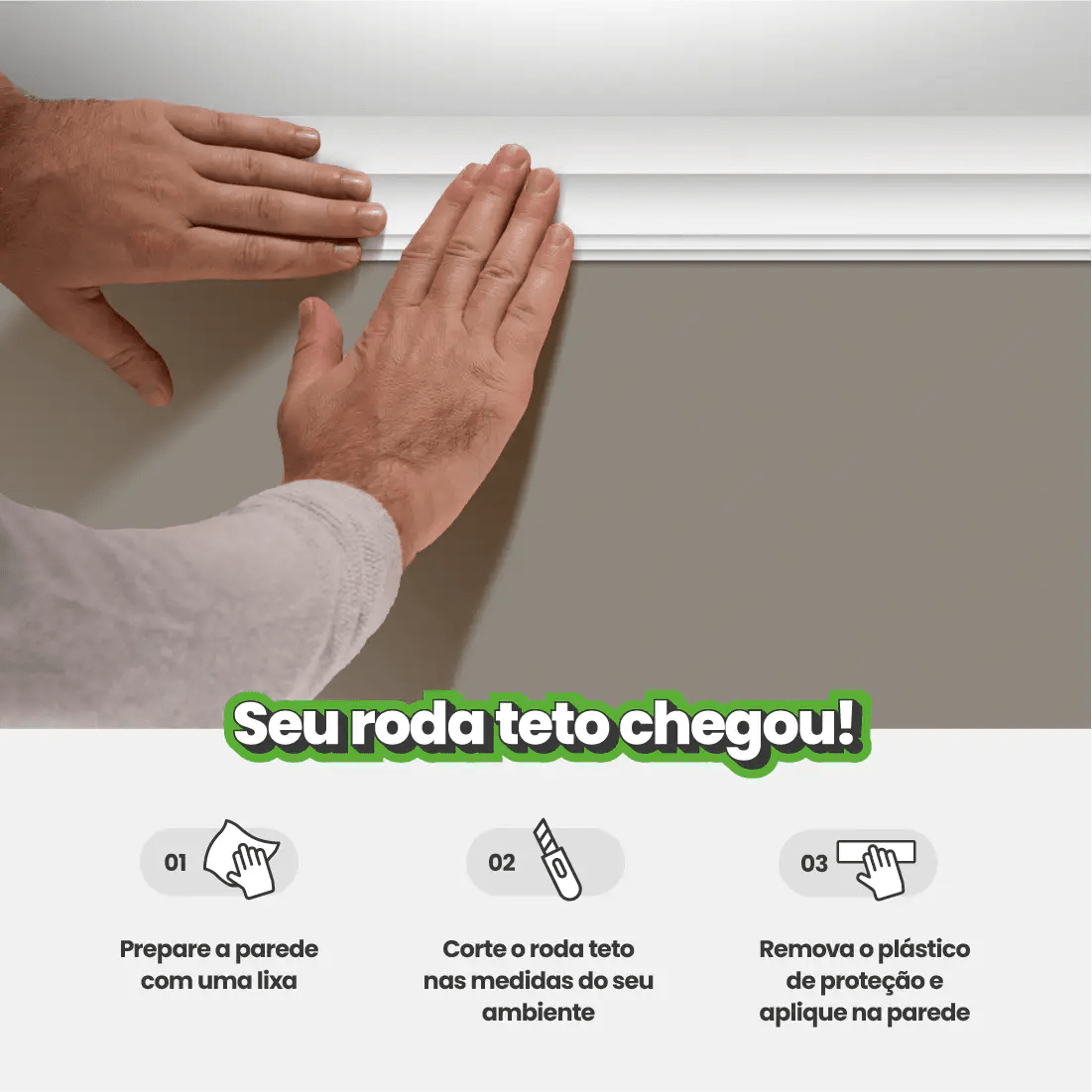 Roda Teto EVA Autocolante | RT340-Meu-Rodape--